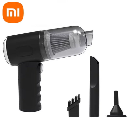 Portable Wireless Car & Home Vacuum Cleaner – 1200mAh Rechargeable with Blow & Suction Functions