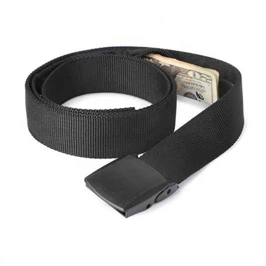Travel Anti-Theft Money Belt – Hidden Waist Wallet for Men & Women (119cm)