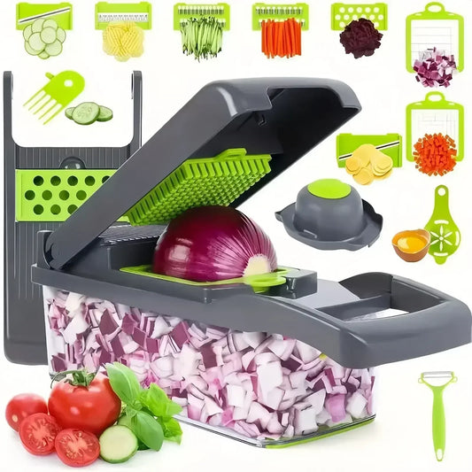 16-in-1 Kitchen Master – Slicer, Dicer & Grater Set